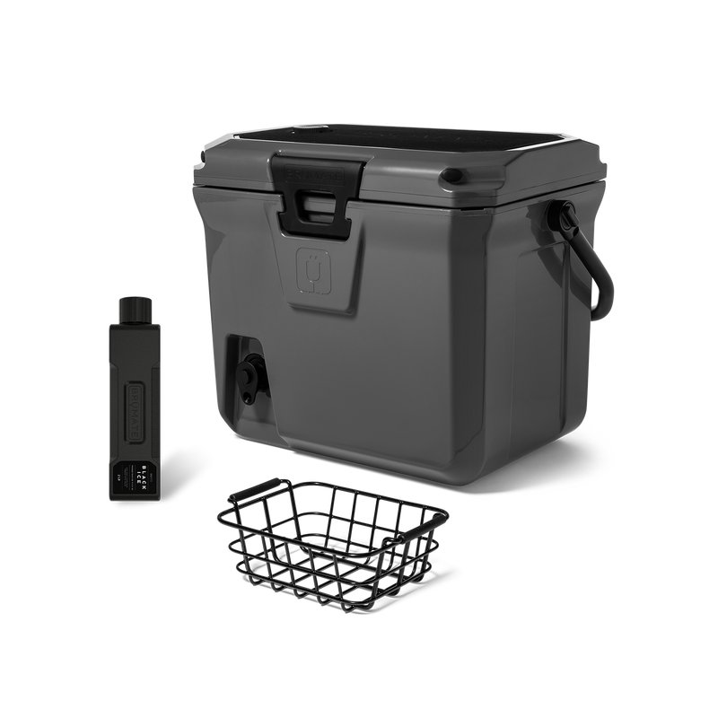 Br Tank 20-Quart Grab + Go Cooler Bundle | Charcoal - Trail Hydration-Kit
