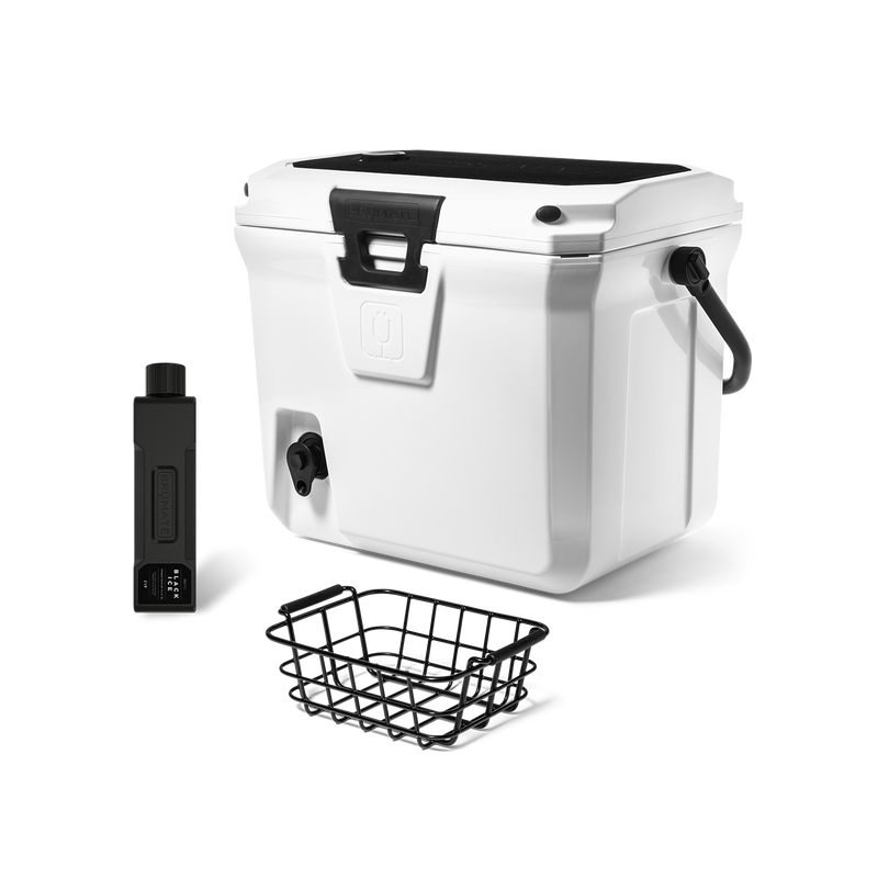 Br Tank 20-Quart Grab + Go Cooler Bundle | Ice White - All-Day Bottle-Starter