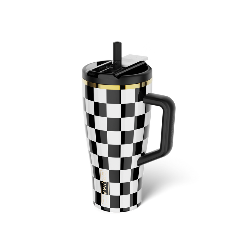 Era Flip 30oz | Black & White Checker - Travel Hydration