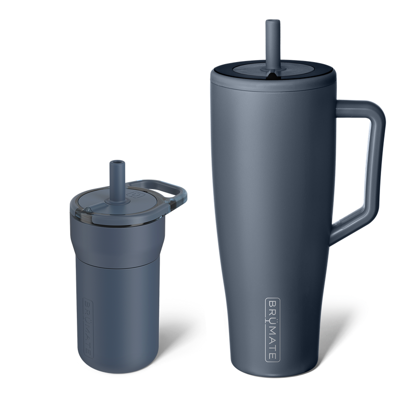 Mini + Me Bundle | Nightfall Blue | 40/12oz - Everyday Hydration-Bundle