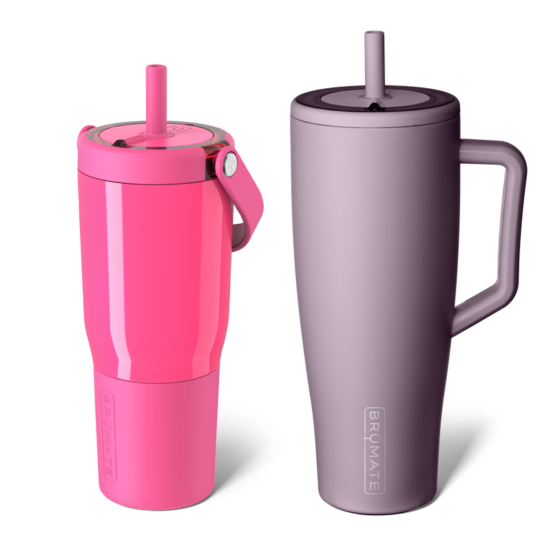Resa 25oz + Era 40oz Bundle | Neon Pink & Lilac Dusk - Seasonal Daily-Kit