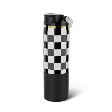 Rise 25oz | Black & White Checker - Leisure Daily-Hydration
