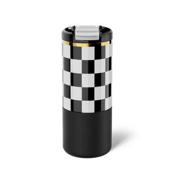 Strova 18oz | Black & White Checker - Reliable Refresh