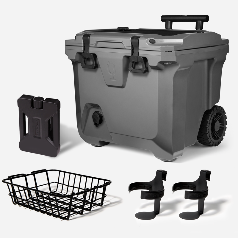 Br Tank 35-Quart Ultimate Day Trip Cooler Bundle | Charcoal - Premium Ready-Kit