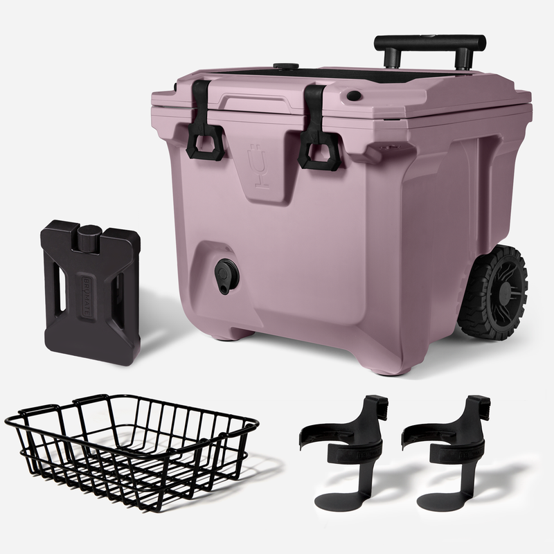 Br Tank 35-Quart Ultimate Day Trip Cooler Bundle | Lilac Dusk - On-the-Go Drink-Set