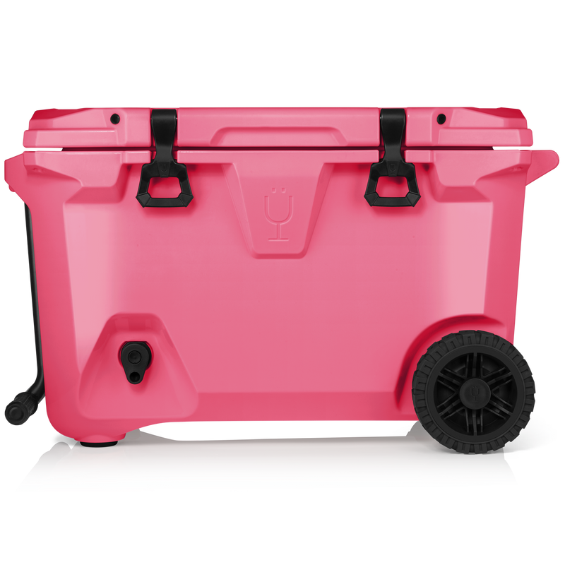 Br Tank 55-Quart Rolling Cooler | Neon Pink - Journey Companion