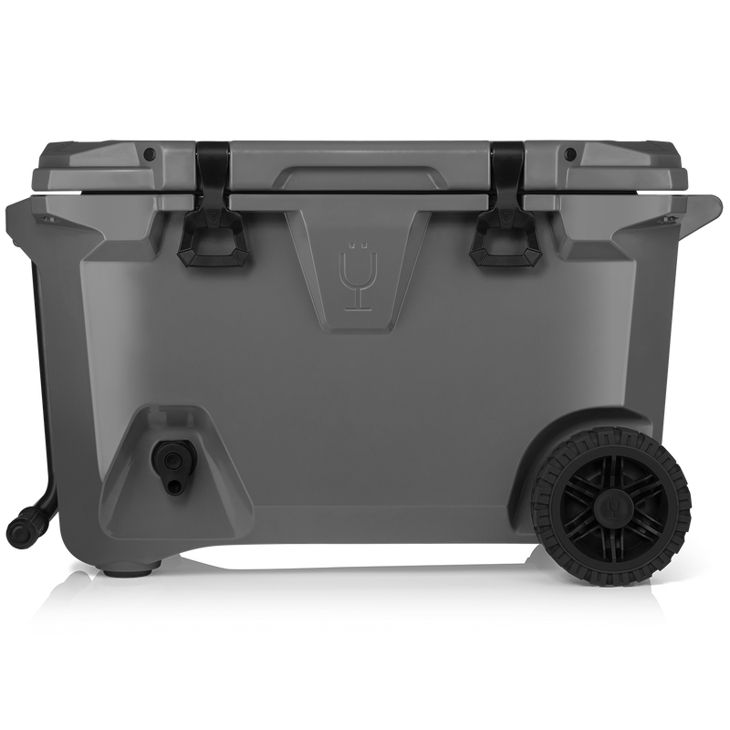 Br Tank 55-Quart Rolling Cooler | Charcoal - Versatile Cold-Keep