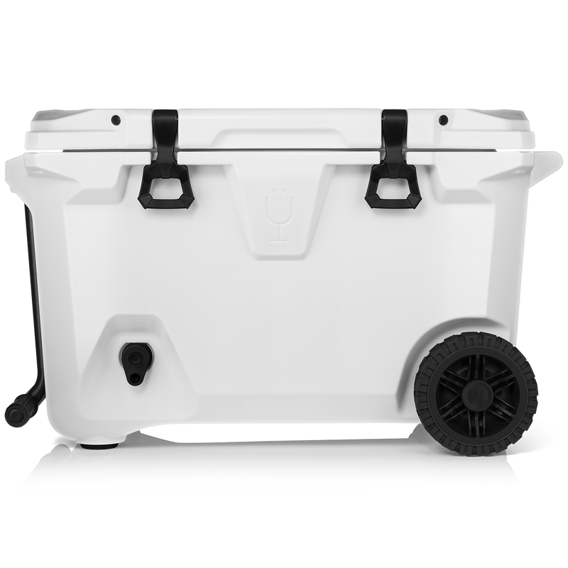 Br Tank 55-Quart Rolling Cooler | Ice White - Original Chill